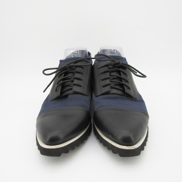 United Nude Women\'s Leather Tie Shoes Oxford Brogue Black Blue Size 41 US 9.5 main image 8
